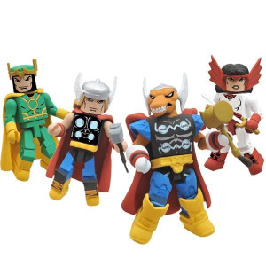 Minimates Marvel Thor Stormbreaker SDcc 2011 Exclusive Action Figure Box Set
