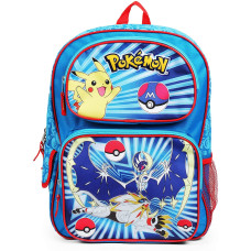 Pokemon character group Blue 16 Inch Backpack