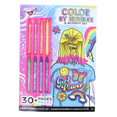 Fashion Angels color By Number & Activity Set