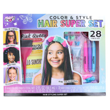 Fashion Angels color & Style Hair Styling Super Set