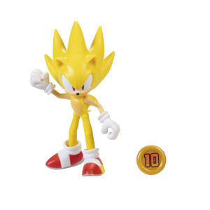 Sonic the Hedgehog 4 Inch Figure Modern Super Sonic