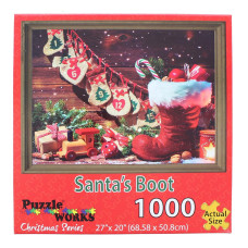 Santas Boot 1000 Piece Jigsaw Puzzle