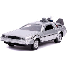 Back to The Future Part II DeLorean Time Machine 1:32 Die cast Vehicle