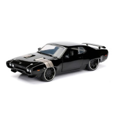 Fast & Furious 1:24 Diecast Vehicle: Doms Plymoth gTX, Black