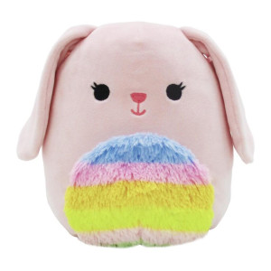 Squishmallow 12 Inch Plush Bop The Pink Bunny With Rainbow Tummy