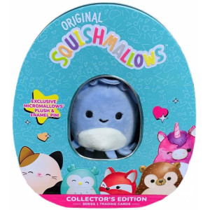 Squishmallow Trading card collector Tin Series 1 Stacey The Squid
