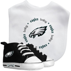 Philadelphia Eagles NFL 2-Piece Baby gift Set Bib & Pre-Walkers