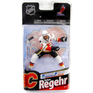 calgary Flames NHL Series 24 Figure: Robyn Regehr (White Jersey Variant)