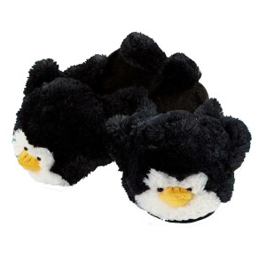 My Pillow Pets Penguin Plush Slippers Medium