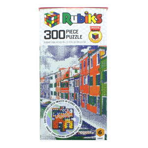 Rubiks 300 Piece Jigsaw Puzzle Burano canal