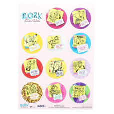 Dork Diaries Stickers, 12 count