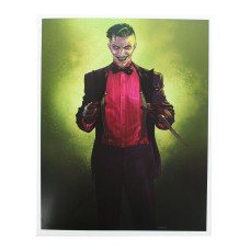 Dc comics The Joker 8x10 Art Print by Kalman Andrasofszky (Nerd Block Exclusive)