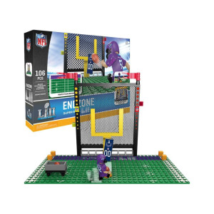 NFL Minnesota Super Bowl 52 Endzone Oyo Minifigure Playset