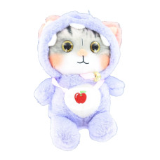 3D Lovely cat 10 Inch Plush collectible Purple