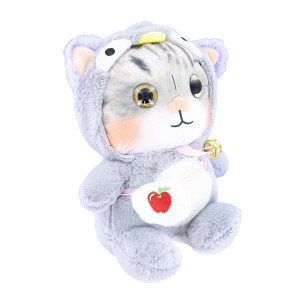 3D Lovely cat 10 Inch Plush collectible Brown