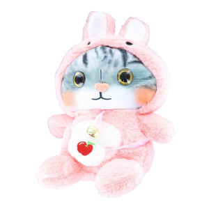 3D Lovely cat 10 Inch Plush collectible Pink