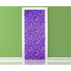 Minecraft Purple Nether Portal gateway Fabric Door cling 34 x 82 Inches