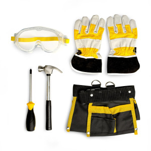 Stanley Jr 5 Piece Tool Set Real Tools for Kids