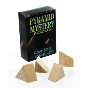 Pyramid Brain Teaser Wooden Puzzle
