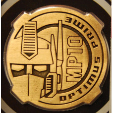 Transformers MP-10 Optimus Prime Bonus collector coin