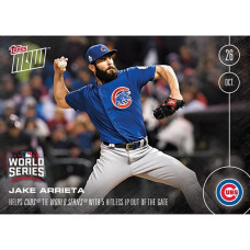 Topps NOW 5 Hitless IP chicago cubs Jake Arrieta card 632