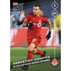 MLS Toronto Fc Sebastian giovinco 50 Topps NOW Trading card
