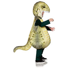 Dinosaur green T-Rex Printed Belly Baby costume X-Large