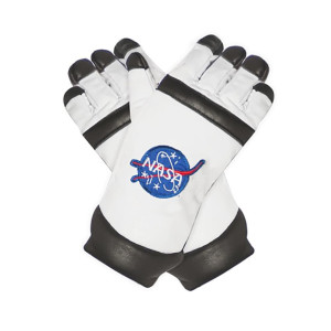 NASA Astronaut child costume gloves - One Size - White