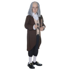 Ben Franklin child costume: 6-8