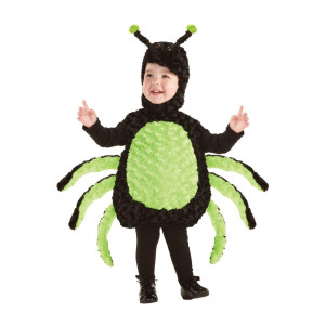 Belly Babies Black & green Spider costume child Toddler - Large 2T-4T