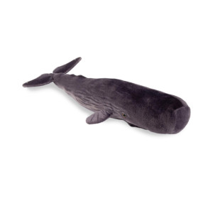 Real Planet Sperm Whale Purple 325 Inch Realistic Soft Plush