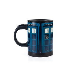 Doctor Who TARDIS 12oz Self-Stirring coffee Mug Automatic Mixing Travel cup
