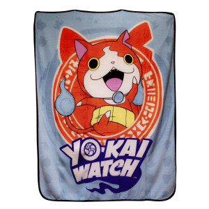 Yo-Kai Watch Jibanyan Lightweight Fleece Throw Blanket 50 x 60 Inches