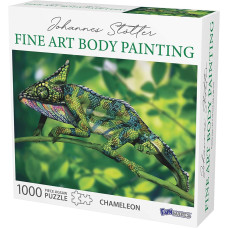Johannes Stotter chameleon Body Art 1000 Piece Jigsaw Puzzle