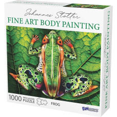 Johannes Stotter Frog Body Art 1000 Piece Jigsaw Puzzle