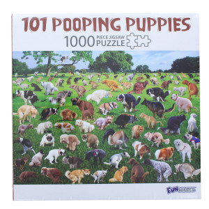 101 Pooping Puppies 1000 Piece Jigsaw Puzzle