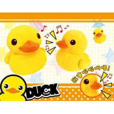 Peace Yellow Duck 12 Plush w Sound