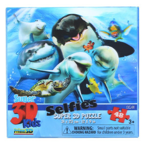 Ocean Selfie 48 Piece Super 3D Kids Jigsaw Puzzle