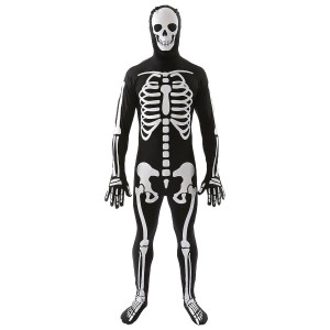 classic Skeleton Adult costume Skin Suit - X-Large