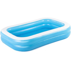 Bestway 54006 Family Blue 8 Foot Rectangular Inflatable Pool