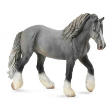 Breyer corral Pals Horse collection grey Shire Horse Mare Model Horse