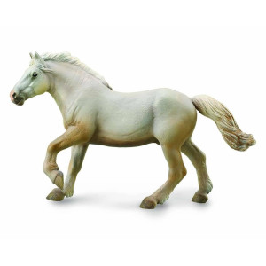 Breyer collectA 1:18 Scale Model Horse American cream Draft Stallion