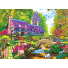 Secret cottage by Vivienne chanelle 1000 Piece Jigsaw Puzzle