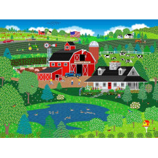 Apple Pond Spring 300 Piece Jigsaw Puzzle