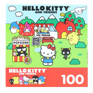 Hello Kitty 100 Piece Jigsaw Puzzle Hello Kitty and Friends Park