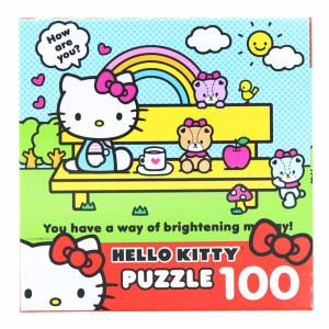 Hello Kitty 100 Piece Jigsaw Puzzle Hello Kitty and Teddy Bear Friends