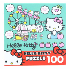 Hello Kitty 100 Piece Jigsaw Puzzle Hello Kitty and Friends Theme Park Fun