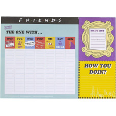Friends TV Sitcom Themed Desk Planner Weekly calendar 52 Pages