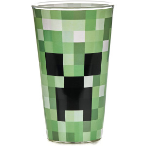 Minecraft creeper 14oz glass Tumbler