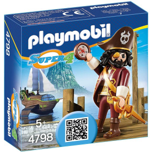 Playmobil 4798 Super 4 Sharkbeard Figure